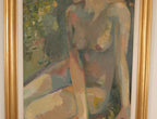 “Seated Woman” by Bernhard Petersen (1911–1988)