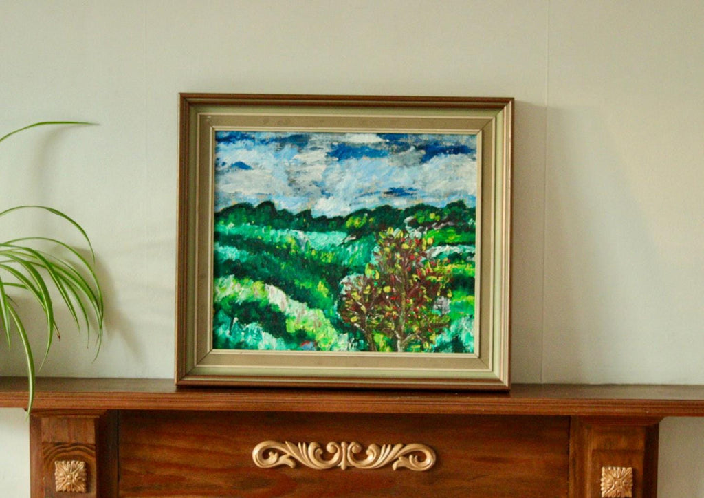 Original Mid-Century Oil on Canvas – “Landscape Motif”