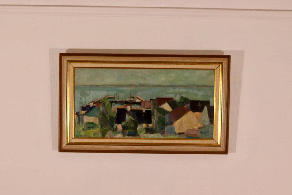 “Coastal Village” by K. Berndström