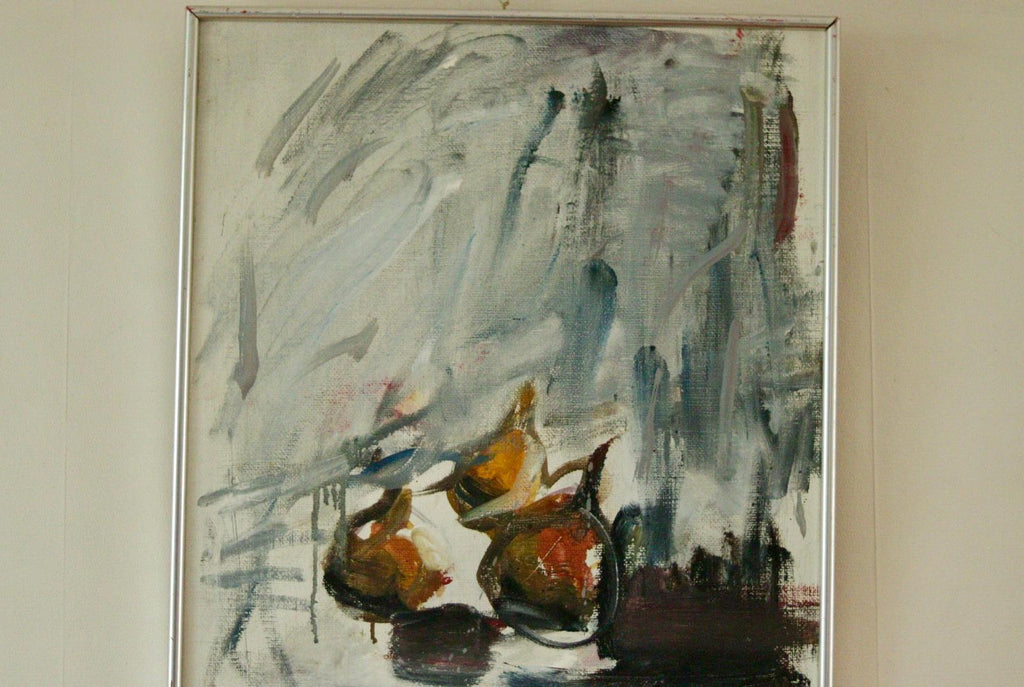 Original Mid Century Oil on Panel – “Abstract Motif”