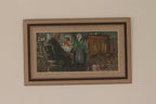 Original Swedish Oil on Canvas – “Two Figures at a Table”