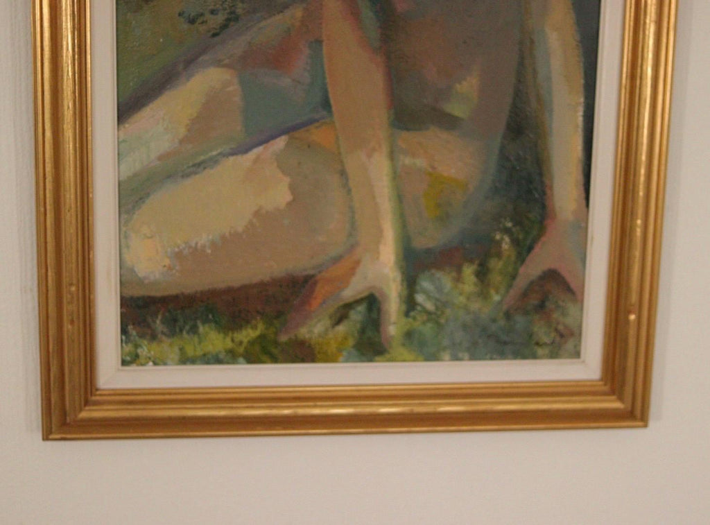 “Seated Woman” by Bernhard Petersen (1911–1988)