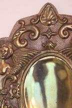 SINGLE Large Mid Century Swedish Brass Sconce