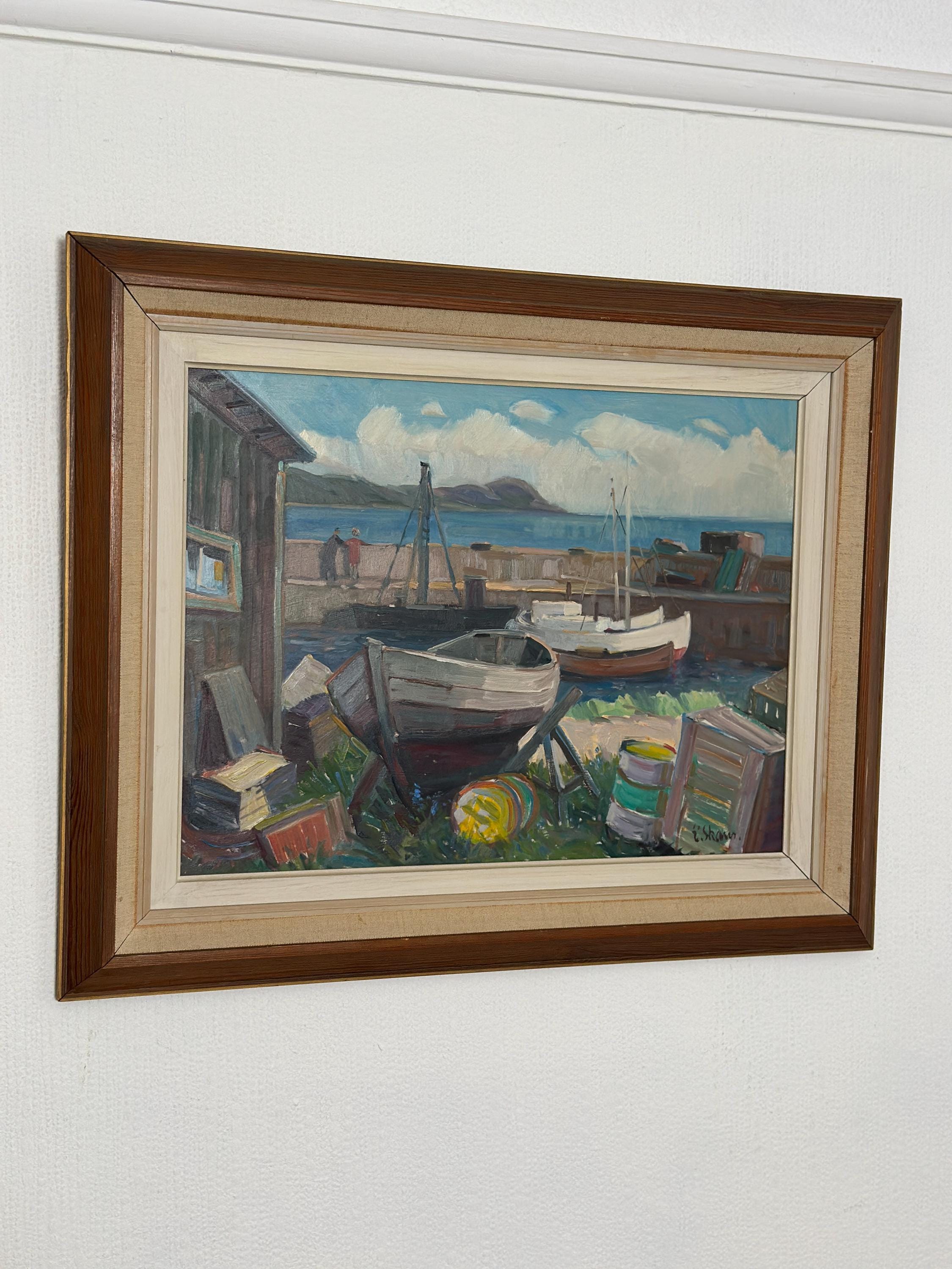 “Boats in Port” by Eskil Skans