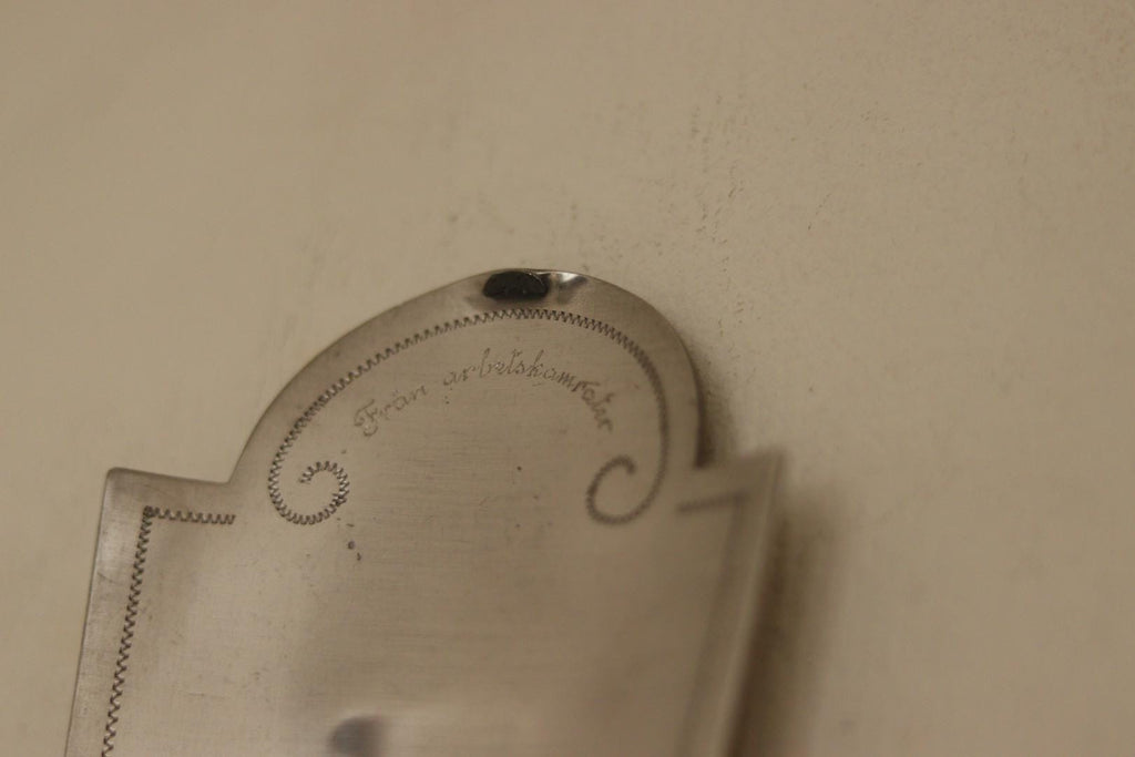 Pair of Mid Century Swedish Pewter Sconces by Svenskt Tenn