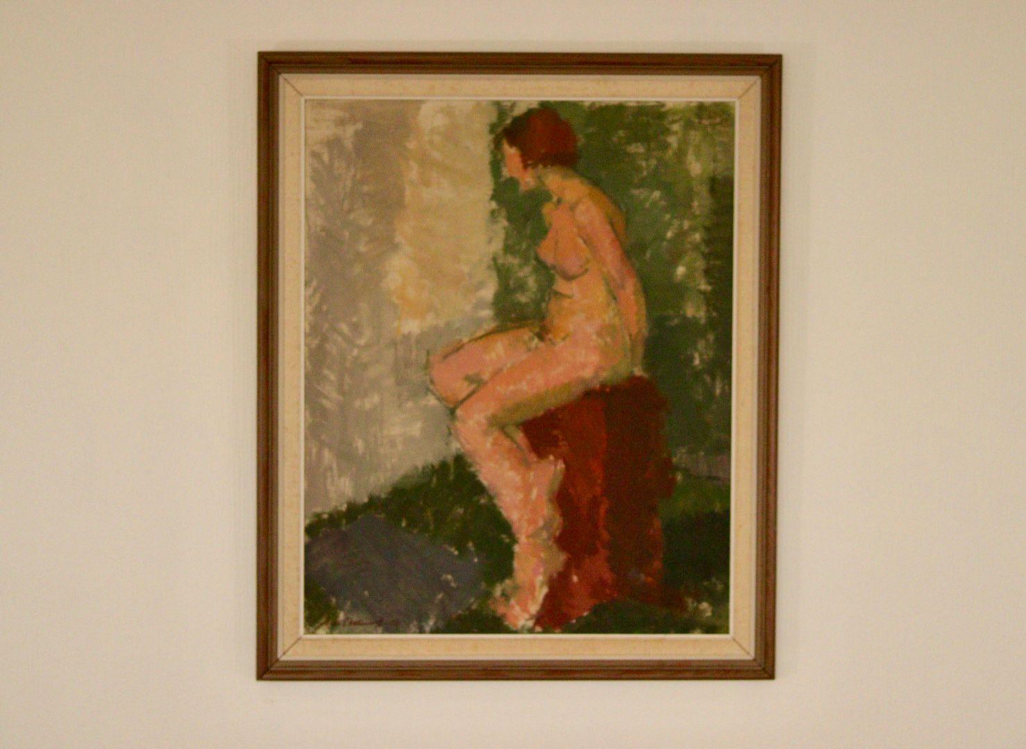 “Seated Model” by Axel Werner Ekelund