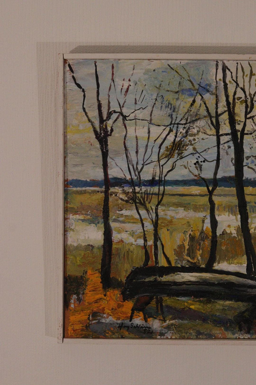 “Landscape with Trees” by Harry Sahlin