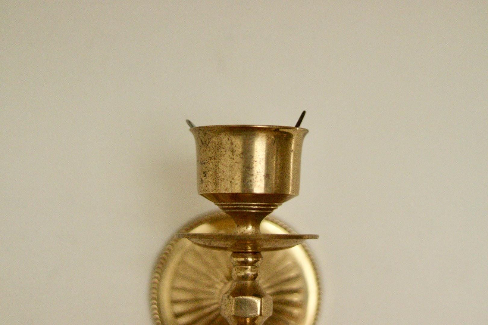 Single Vintage Brass Sconce