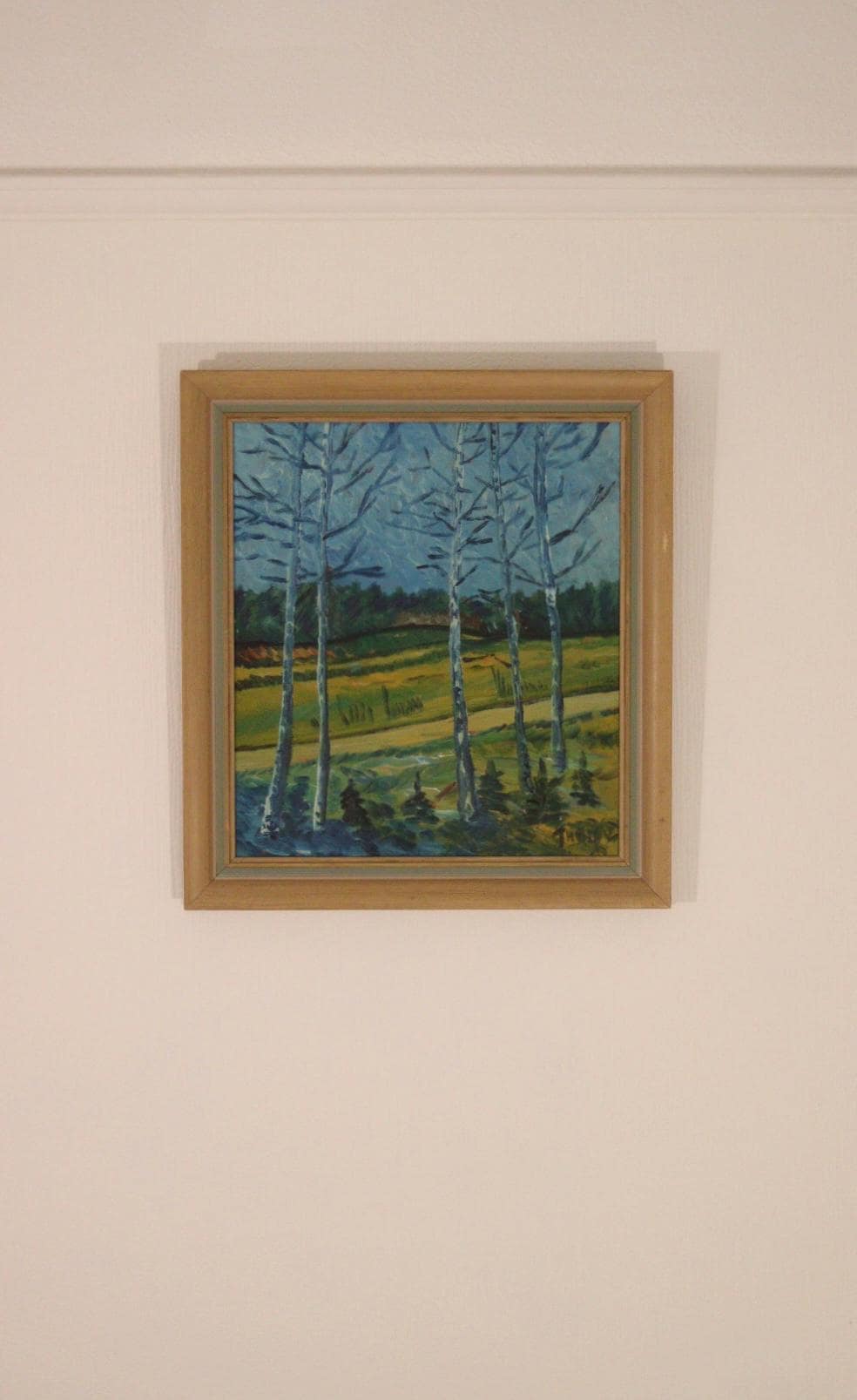 Landscape with Birches by Thorp