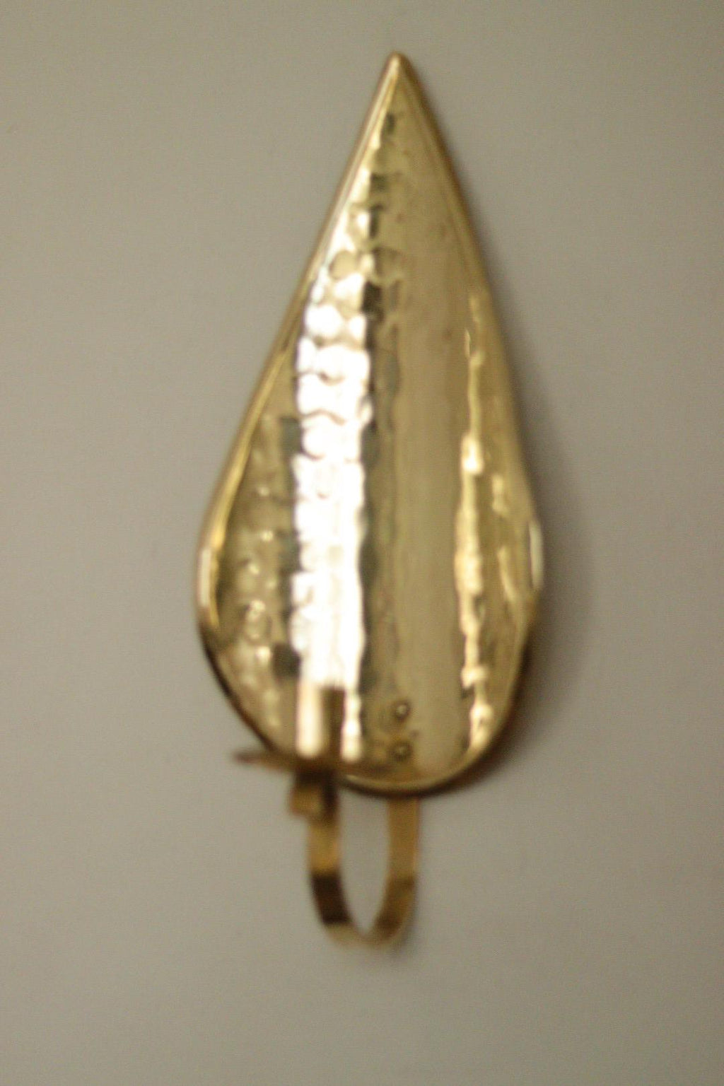 SINGLE Mid Century Swedish Brass Sconce