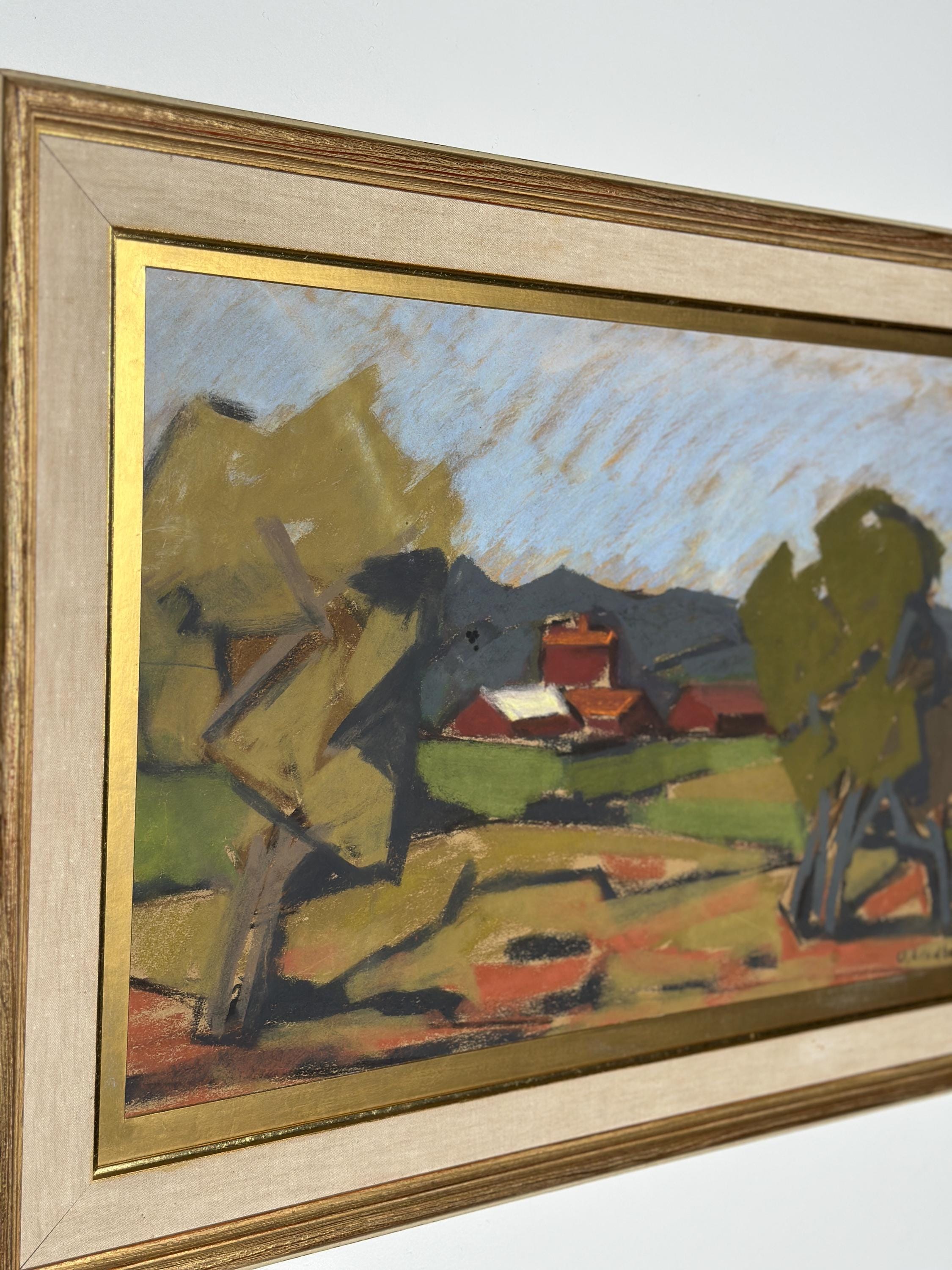 “Landscape with Tree” by Uno Lindberg