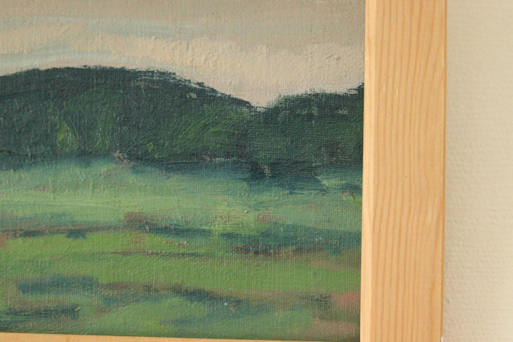 Original Mid-Century Scandinavian Oil on Panel – “Landscape II”