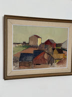 “Rural Landscape with Barns” by Gustav‑Adolf Johansson