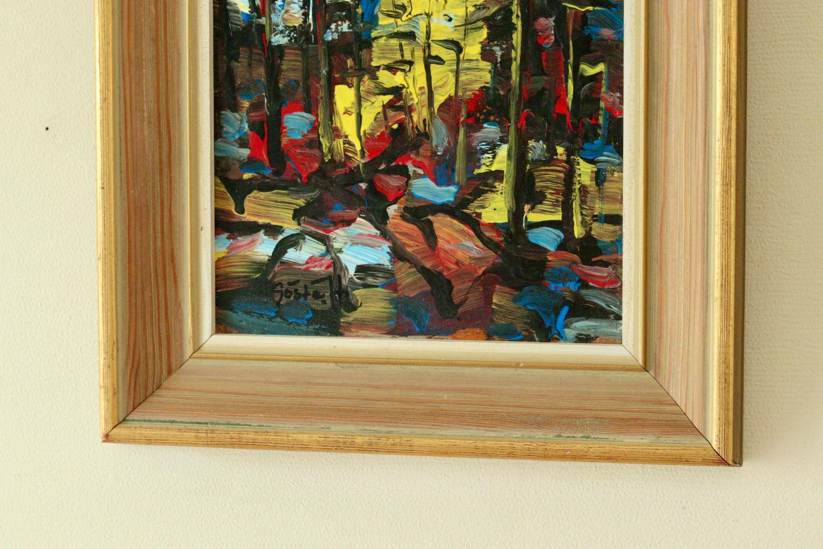 "Tall Trunks in a Large Forest" by Gösta Hilding