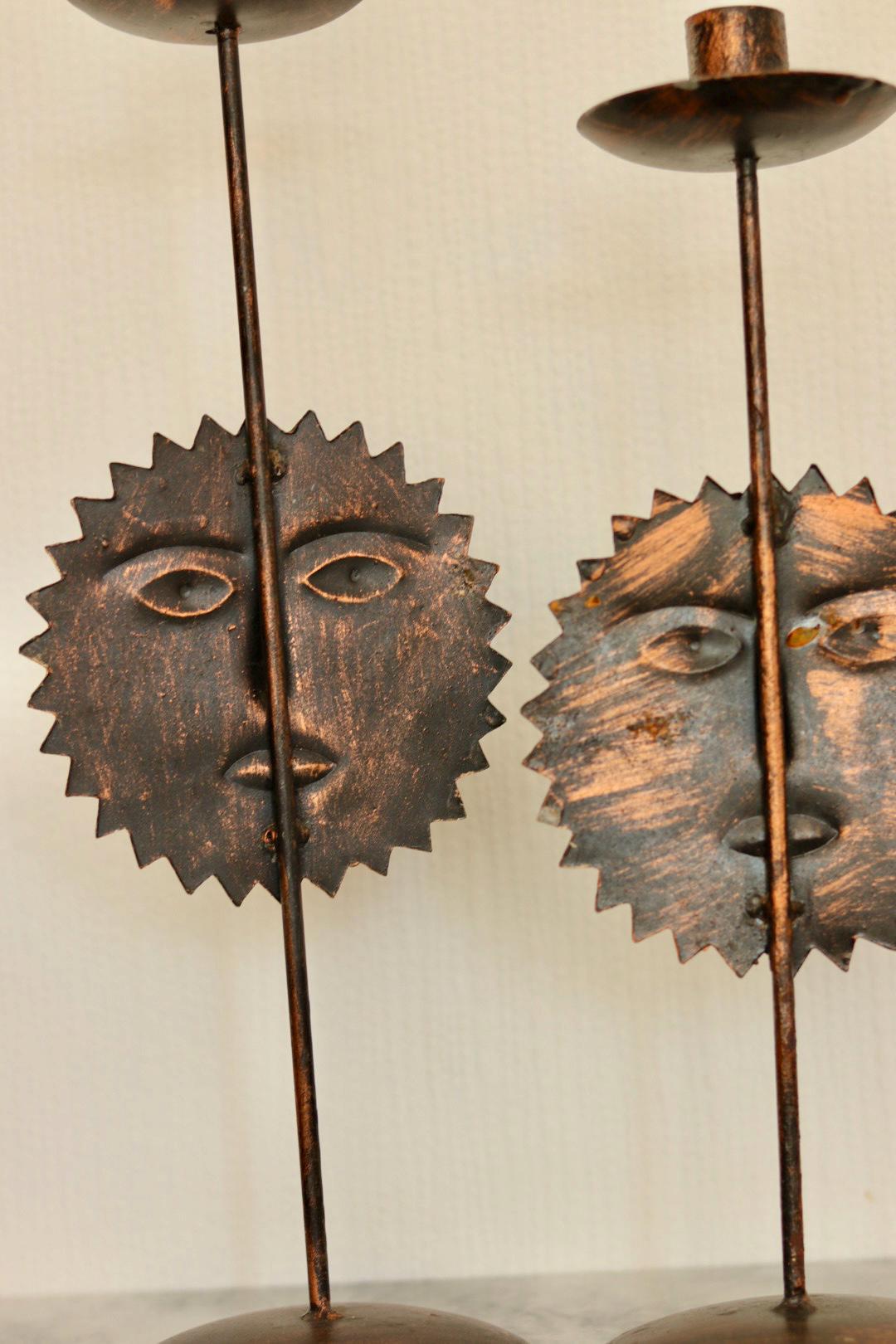 Vintage Sun Candleholders