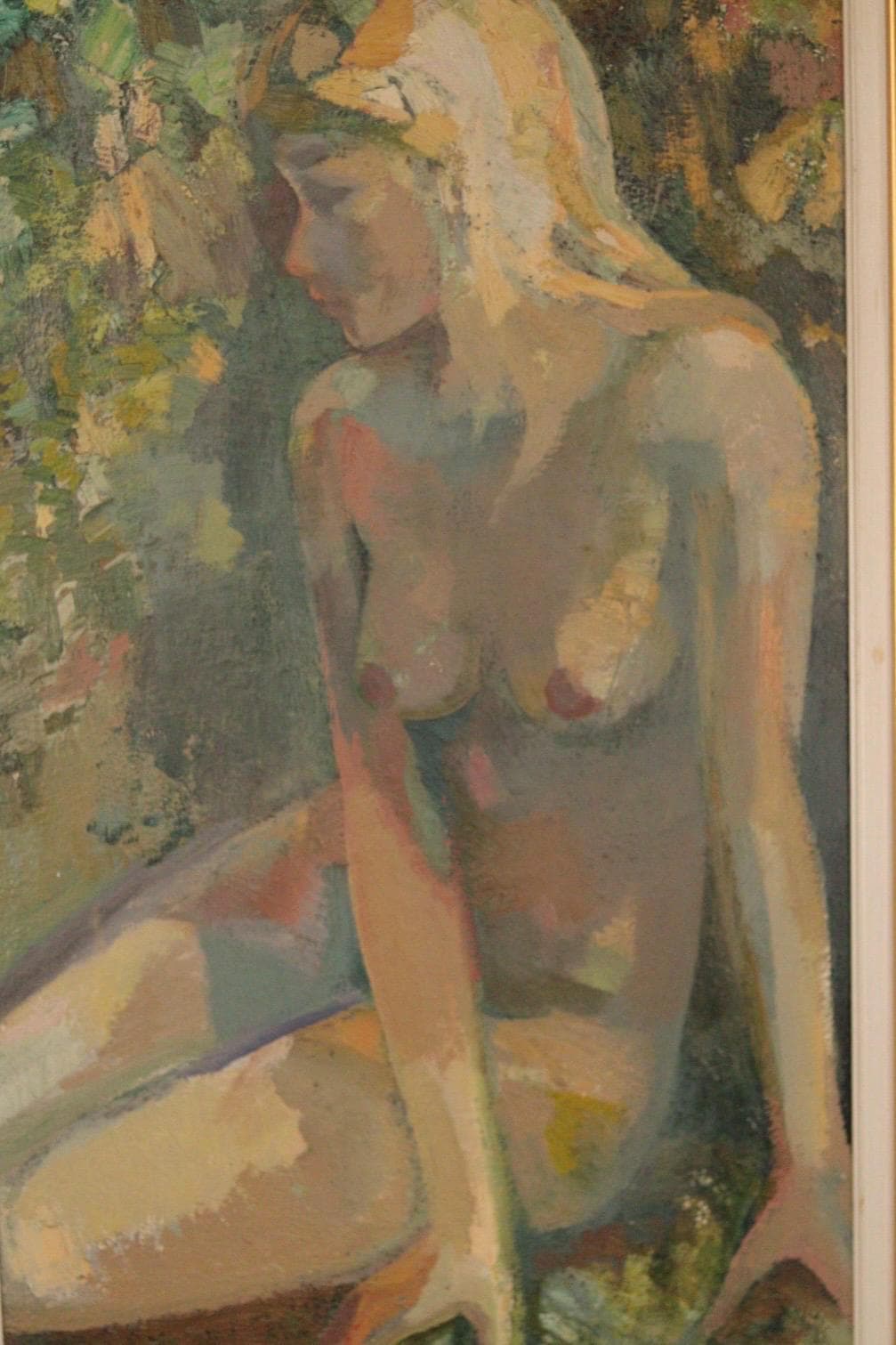 “Seated Woman” by Bernhard Petersen (1911–1988)