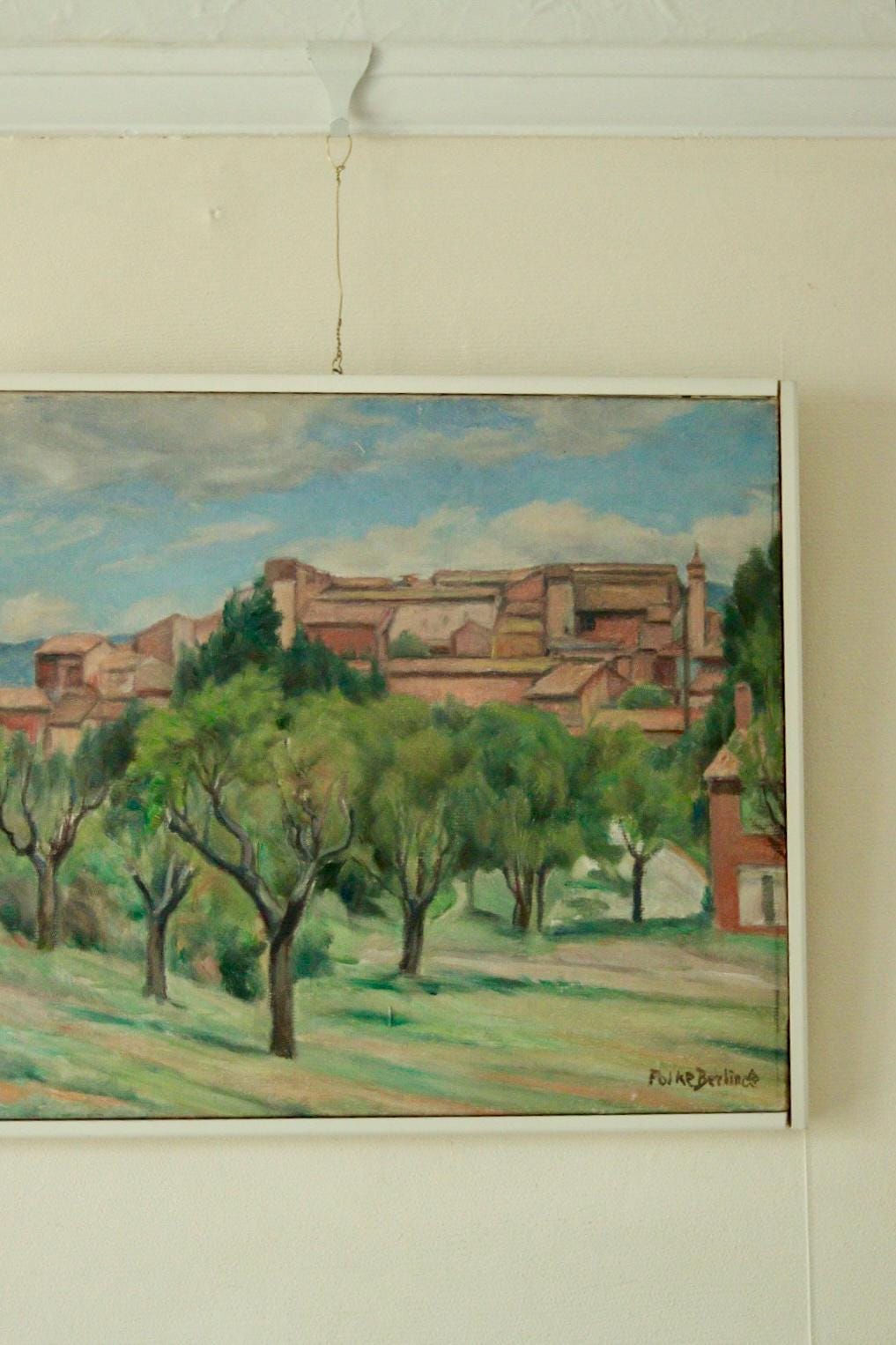 “Town with Trees” by Folke Berlinde