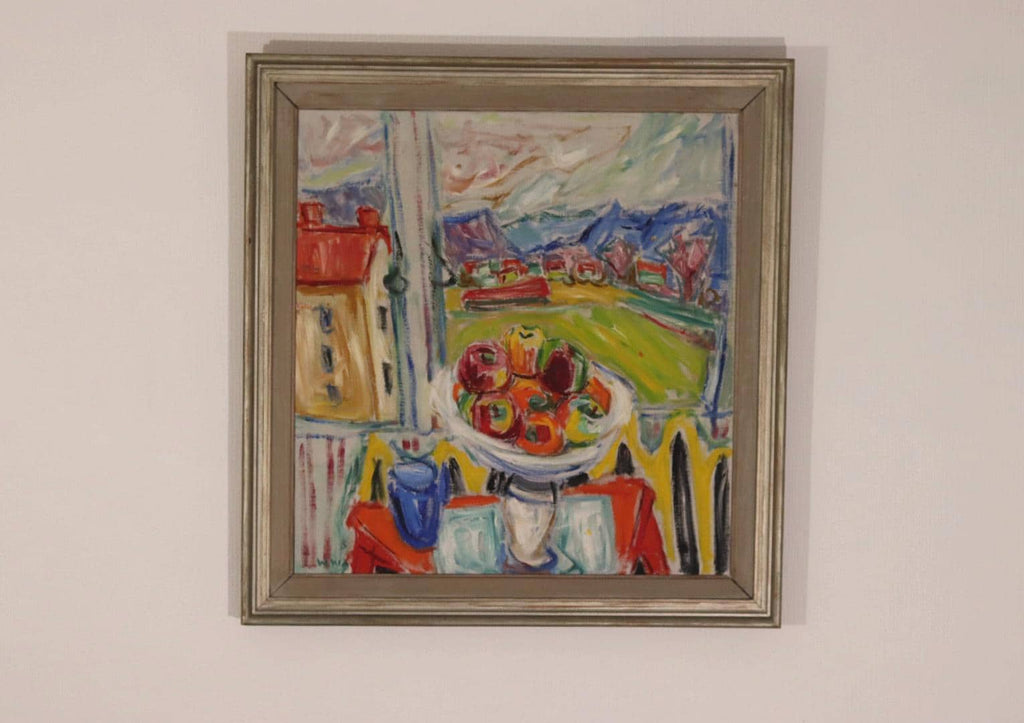 “Landscape with Still Life” by Wilhelm W. (Attributed)