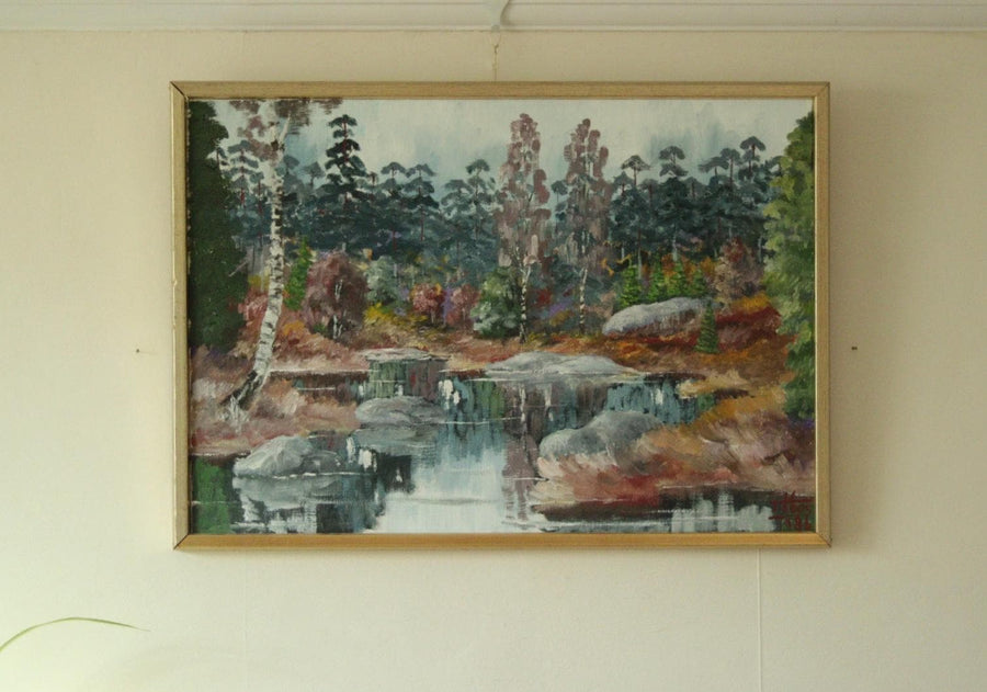 Autumn Lake View by T Koos