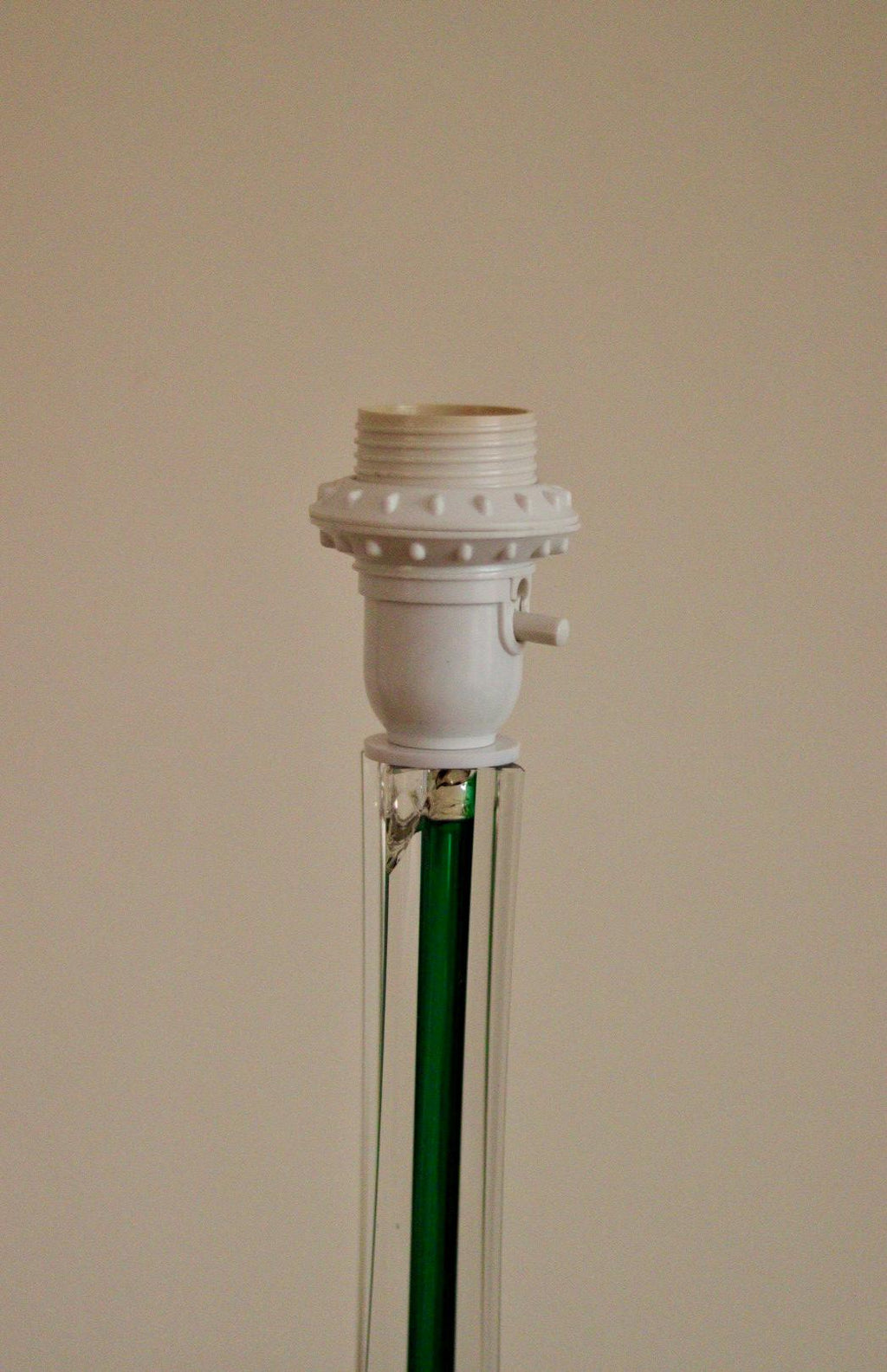 Vintage Glass table lamp by Hannelore Dreutler, Studio Åhus, Sweden, 1990's