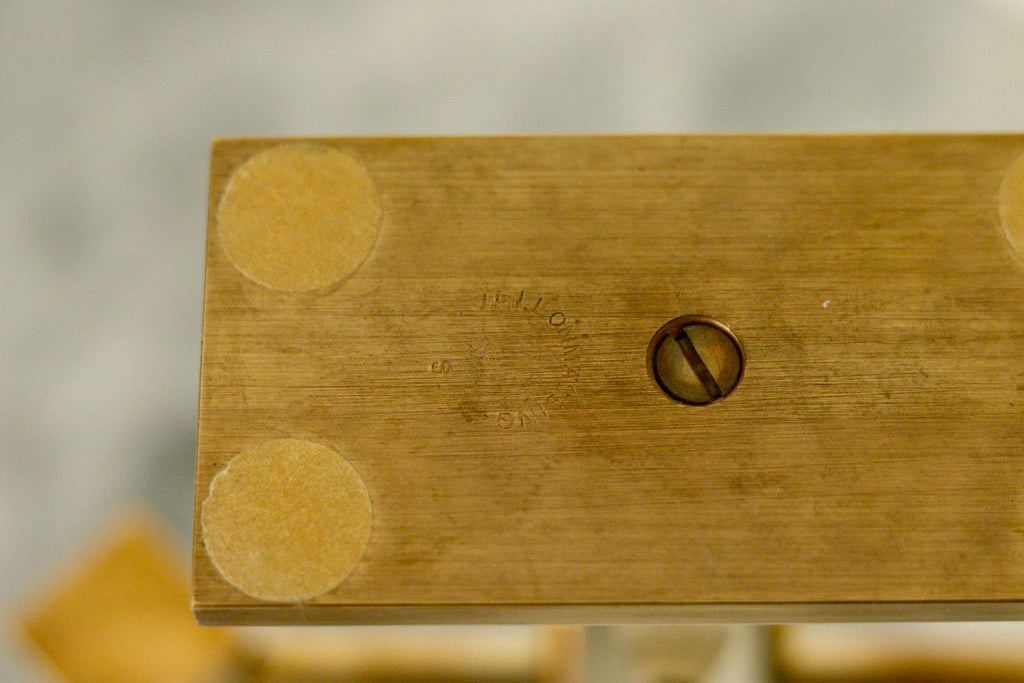 Swedish Brass Three Arm Candelabra by Lars Åkesson for Vallonmässing