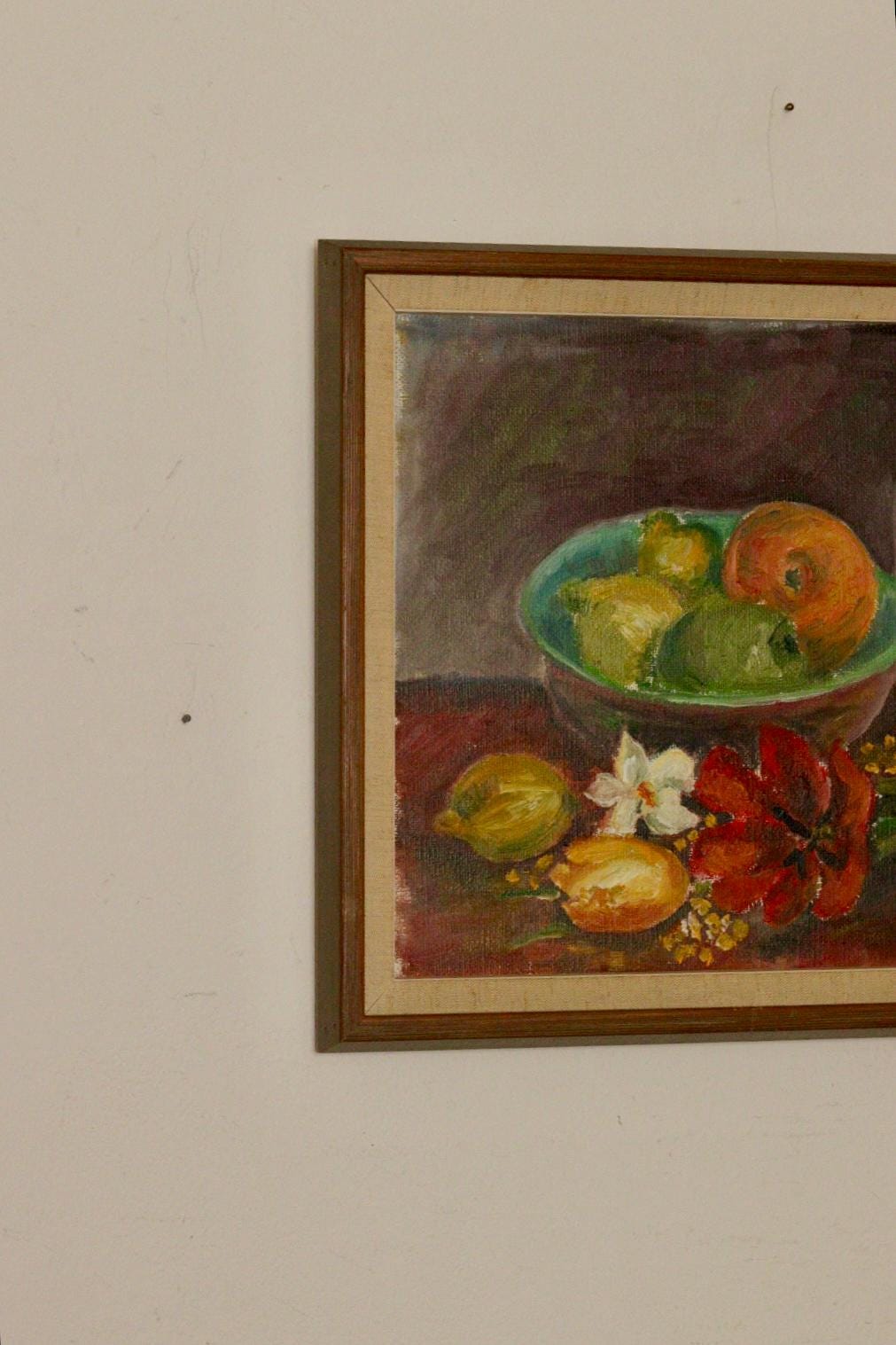 "Still Life, Bottle and Fruit" by Denoran