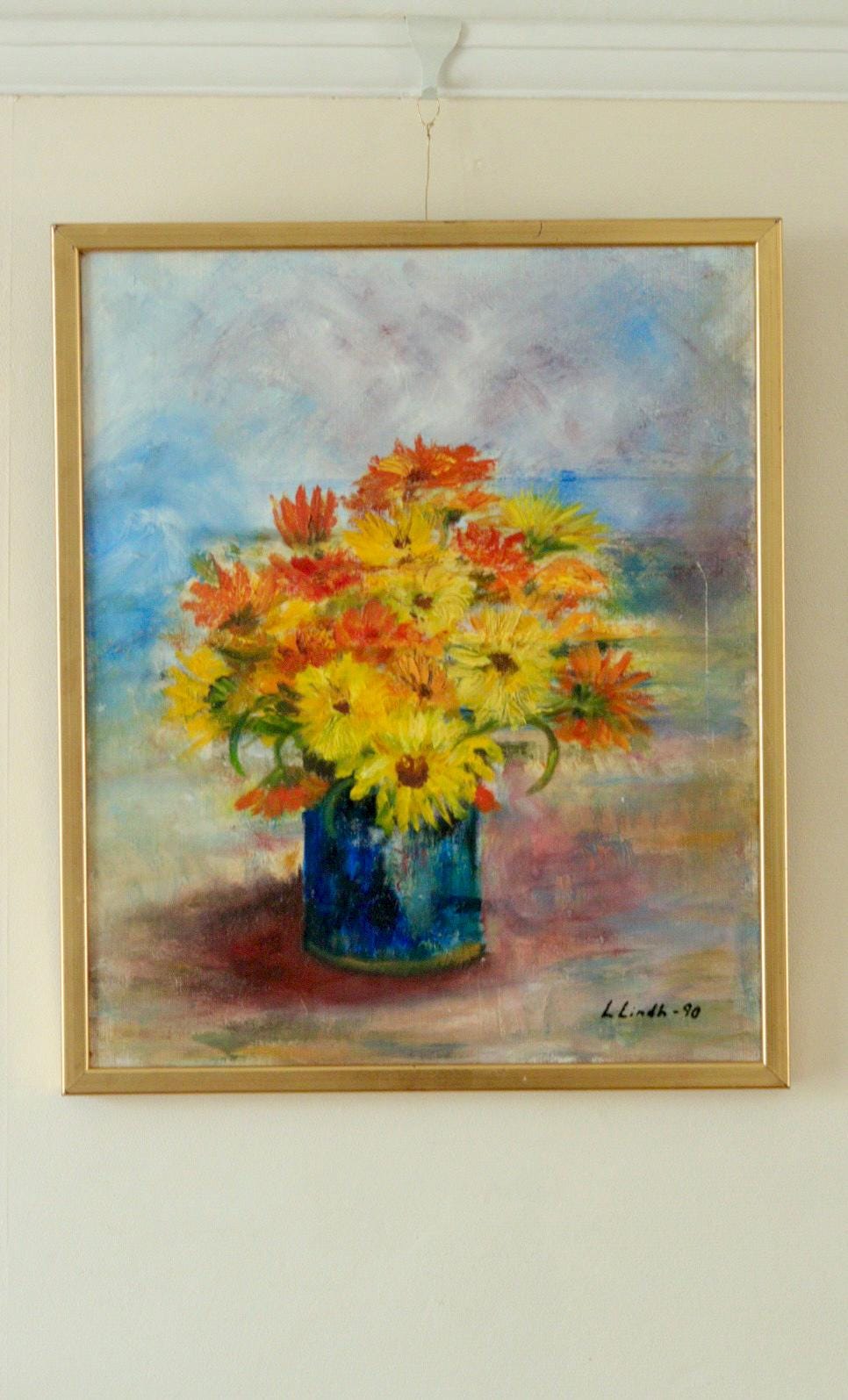 "Orange Bouquet 90" by Lilian Lindh