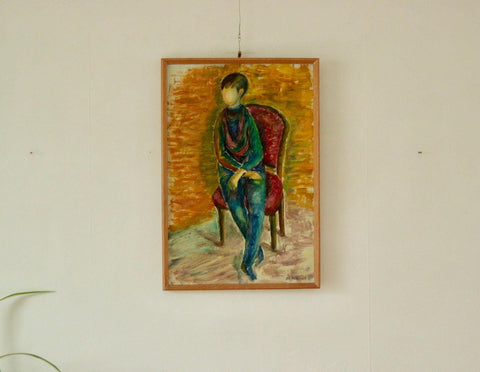 "Sitting Woman" Sir Falk 68