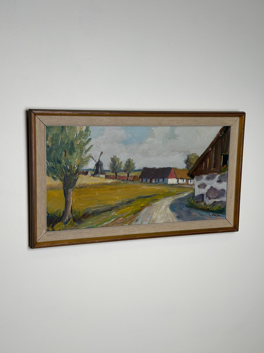 “Farm View” by P. O. Jansson