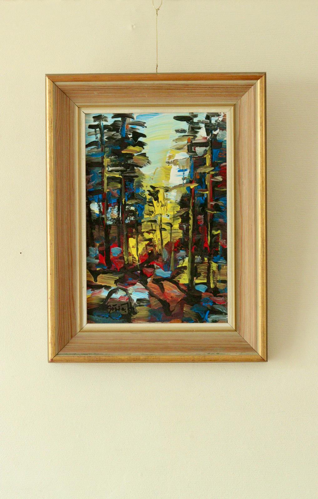 "Tall Trunks in a Large Forest" by Gösta Hilding