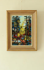 "Tall Trunks in a Large Forest" by Gösta Hilding