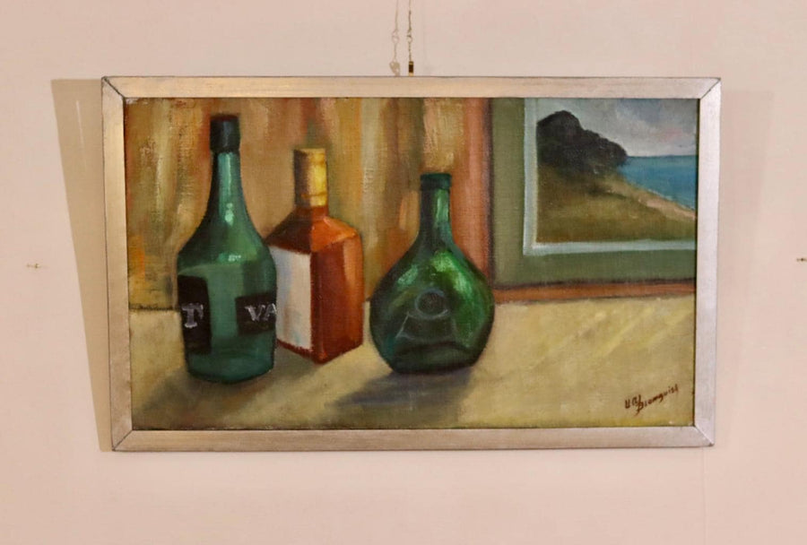 "Still Life with Bottles " by Uno Blomquist