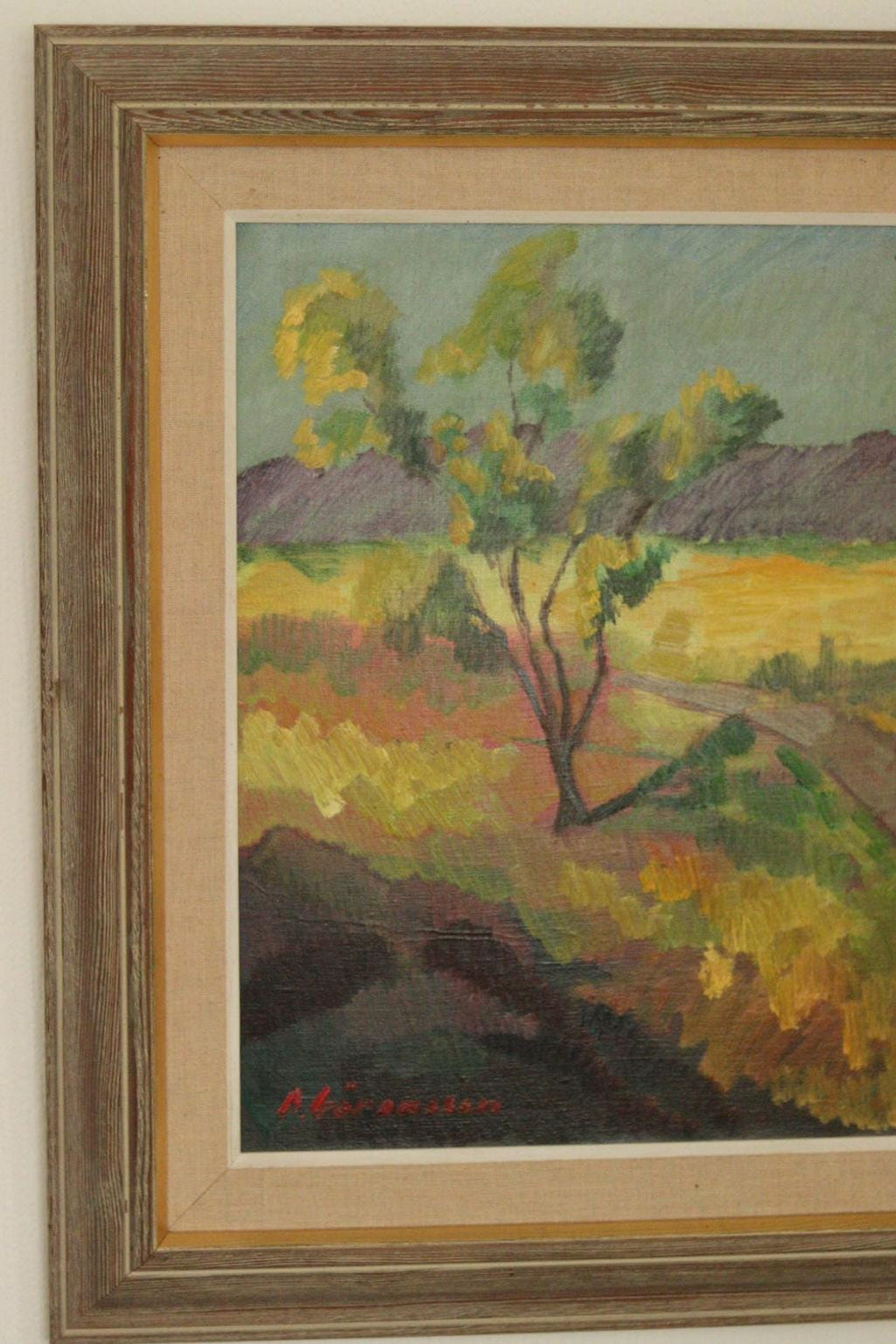 “Landscape with Barn” by Bror Göransson