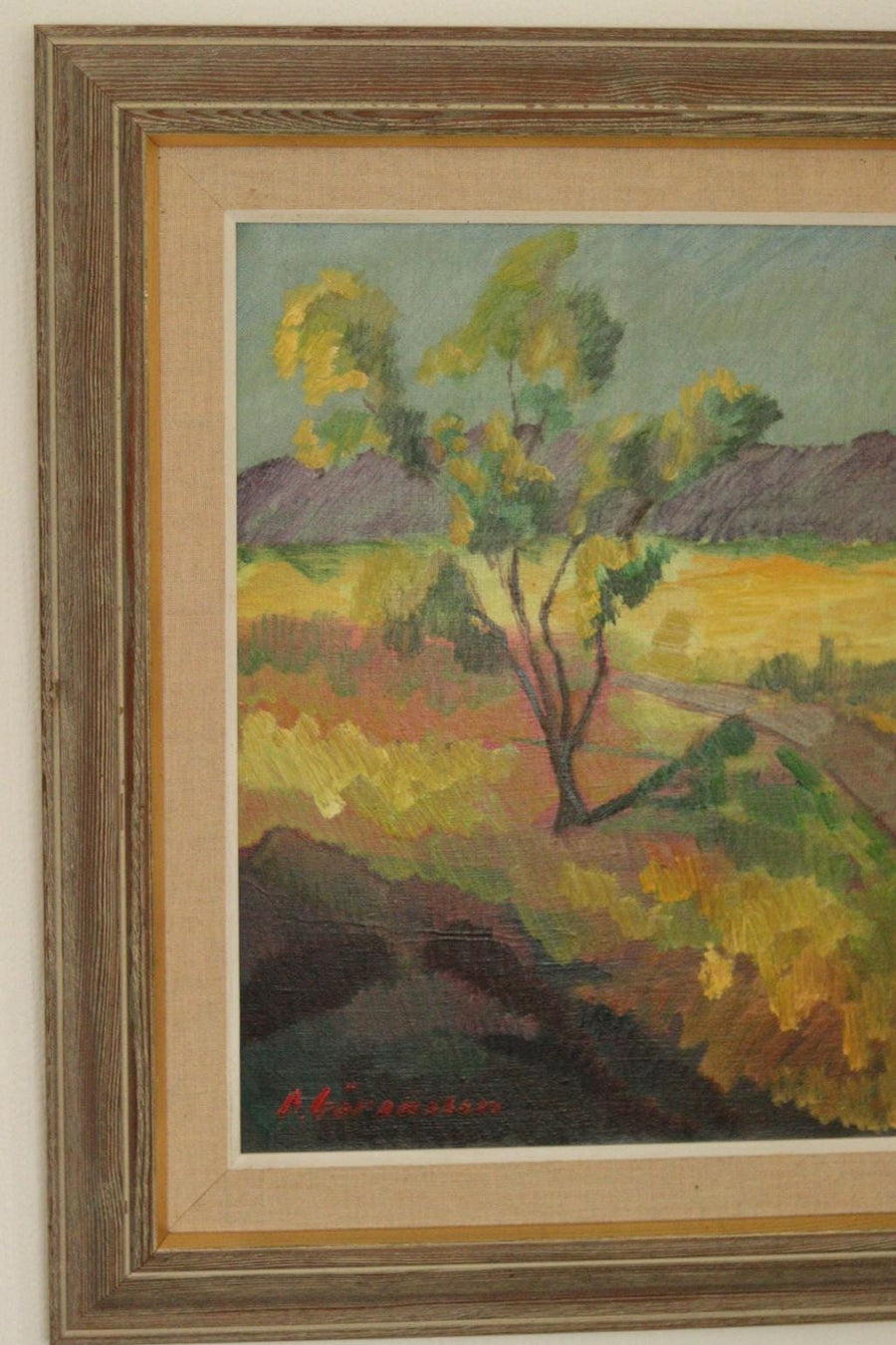 “Landscape with Barn” by Bror Göransson