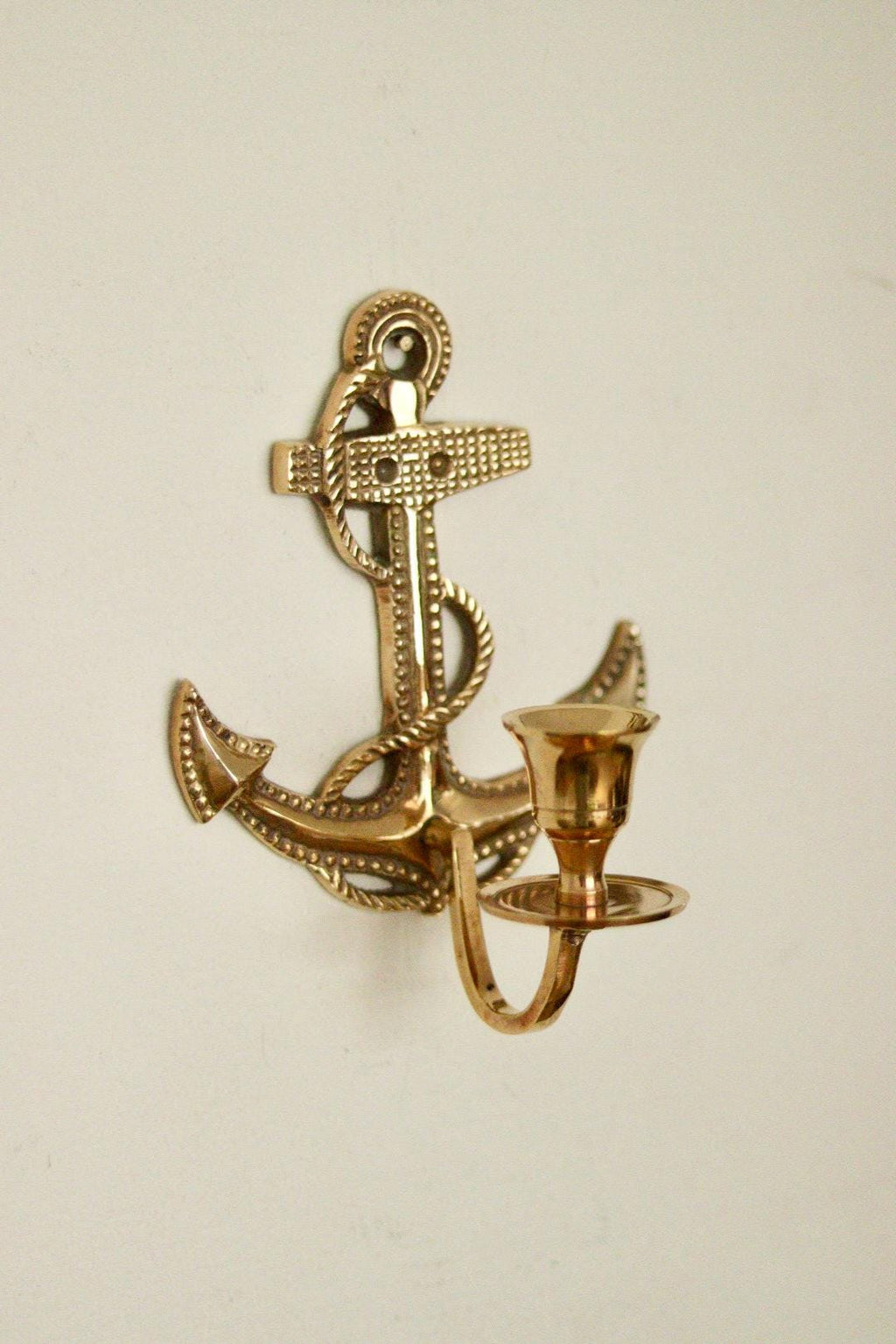 Pair of Vintage Swedish Brass Sconces