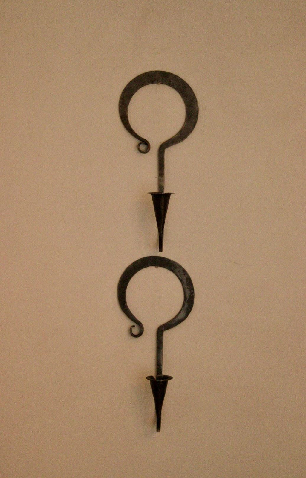 Pair of Wrought Iron Mid-Century Swedish Sconces  by Akta