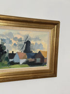 “Village with Windmill” by Stig Wernheden