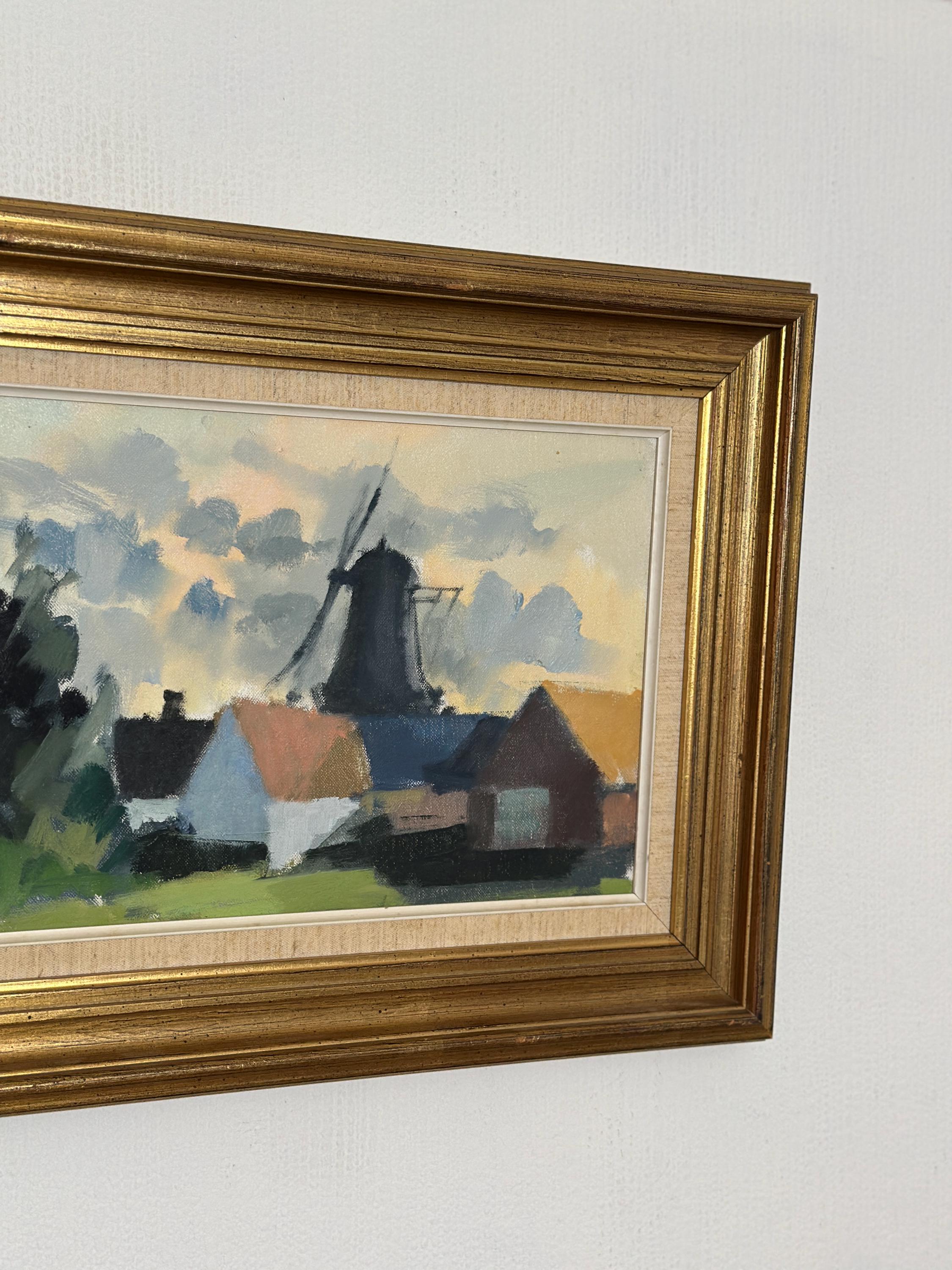 “Village with Windmill” by Stig Wernheden