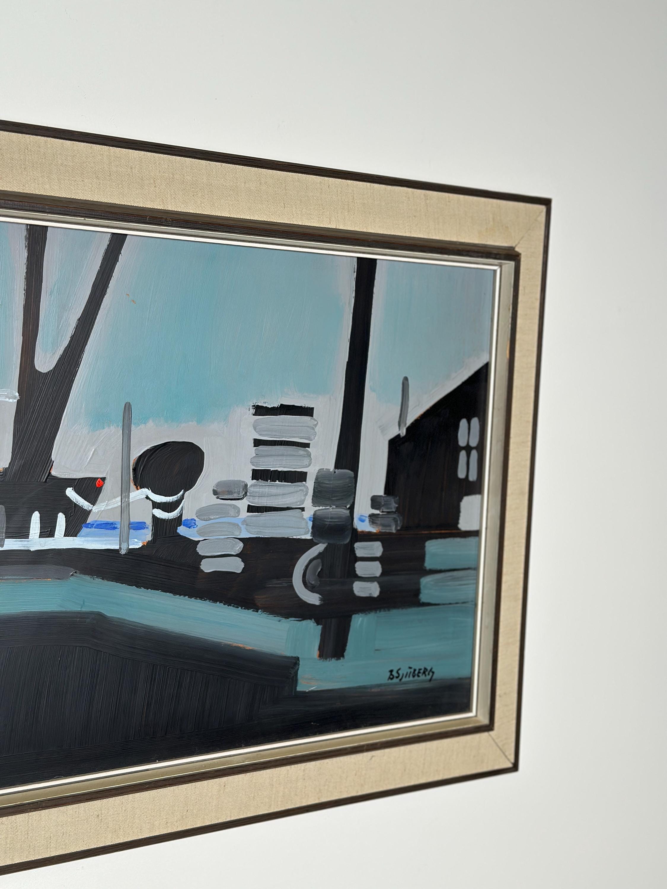 “Midnight Harbour” by BERTIL SJÖBERG