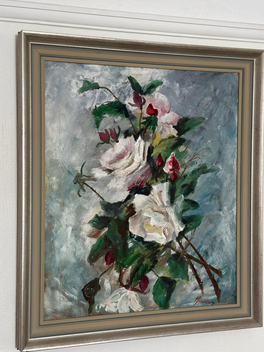 “Flower Still Life” By M. Hellberg