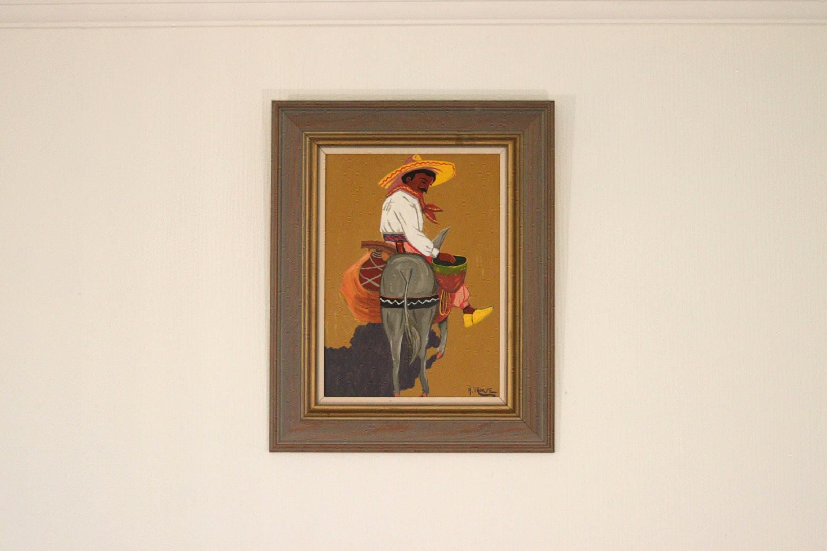 " Man on a Donkey" by Åke Thorpe