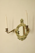 SINGLE Vintage Swedish Brass Sconce
