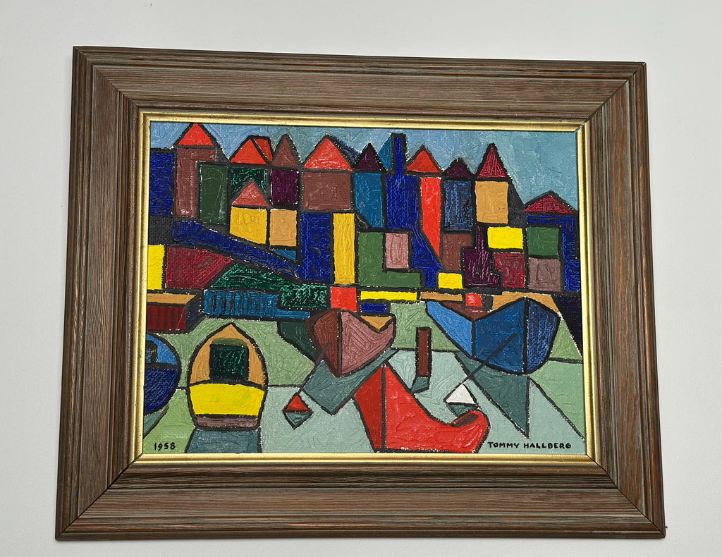 Harbour scene by Tommy Hallberg