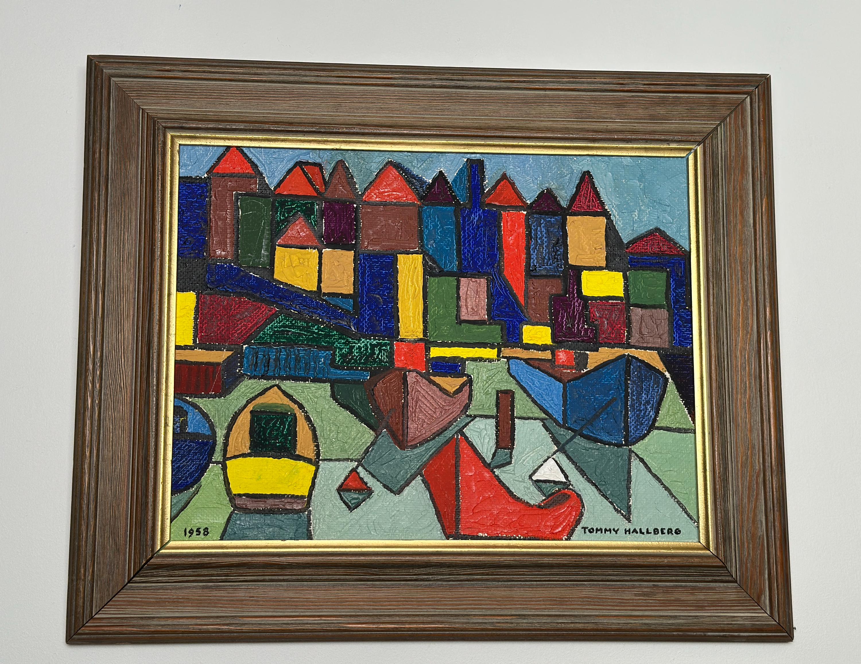 Harbour scene by Tommy Hallberg