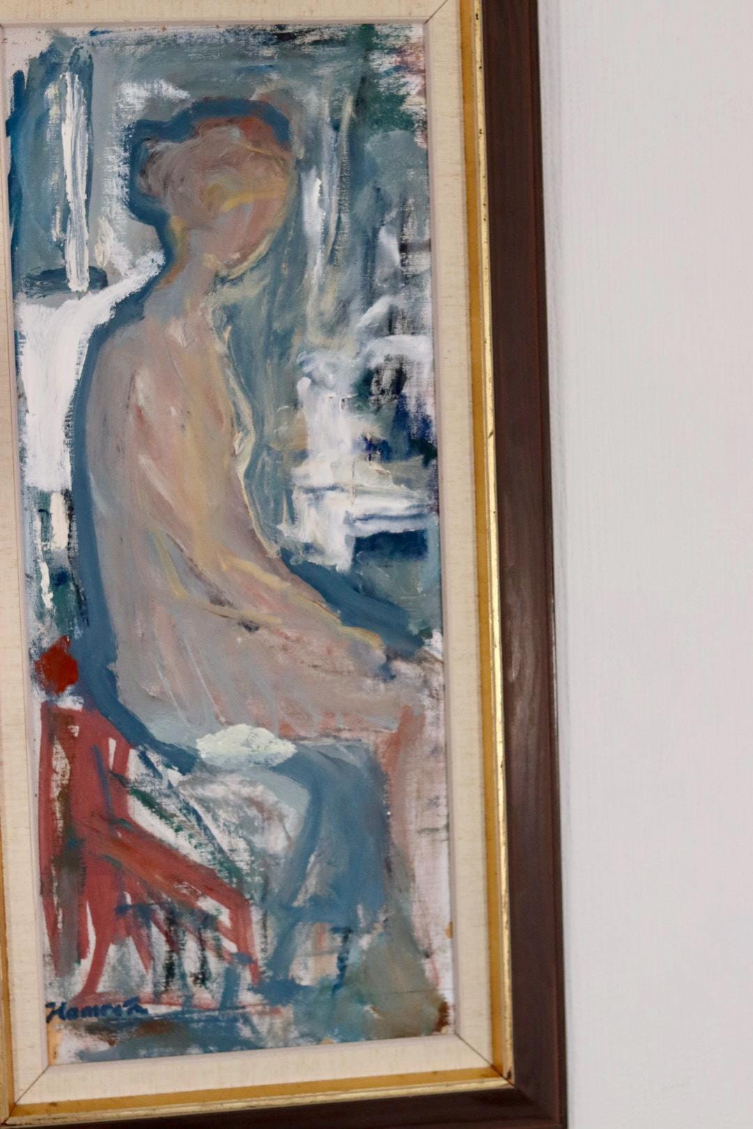 “Sitting Model” by Bengt Hamrén