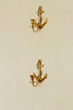 Pair of Vintage Swedish Brass Sconces