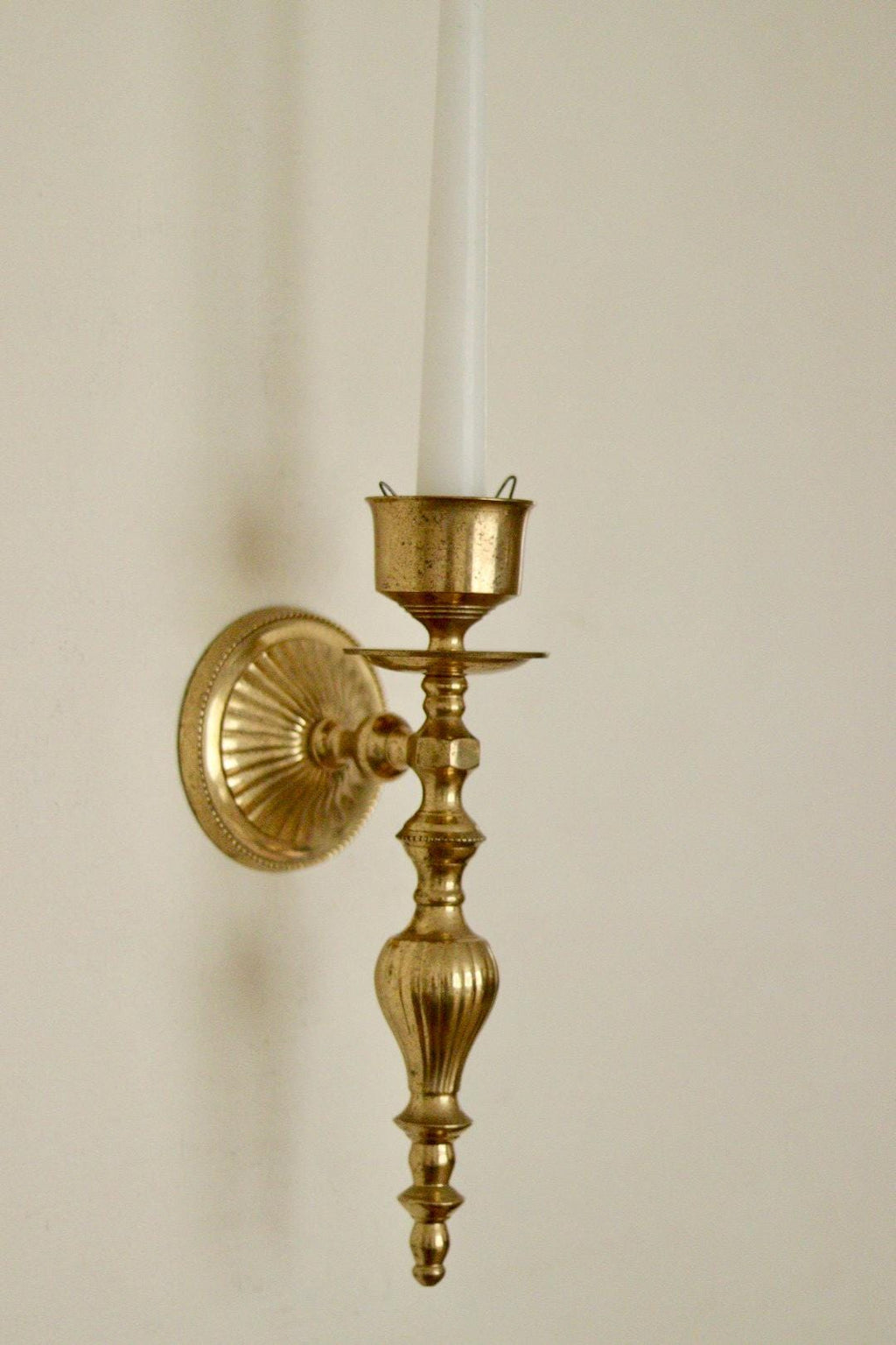 Single Vintage Brass Sconce