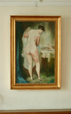 Original Mid-Century Oil on Canvas – “Female Nude”