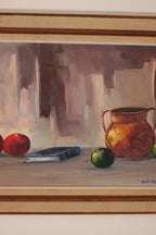 “Still Life with Wine and Fruit” by E.W. Freu