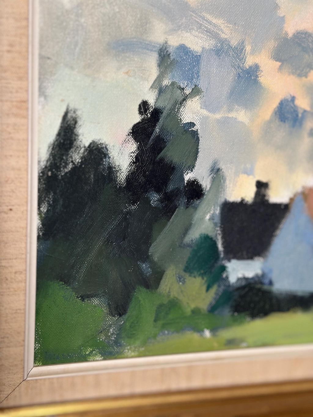 “Village with Windmill” by Stig Wernheden